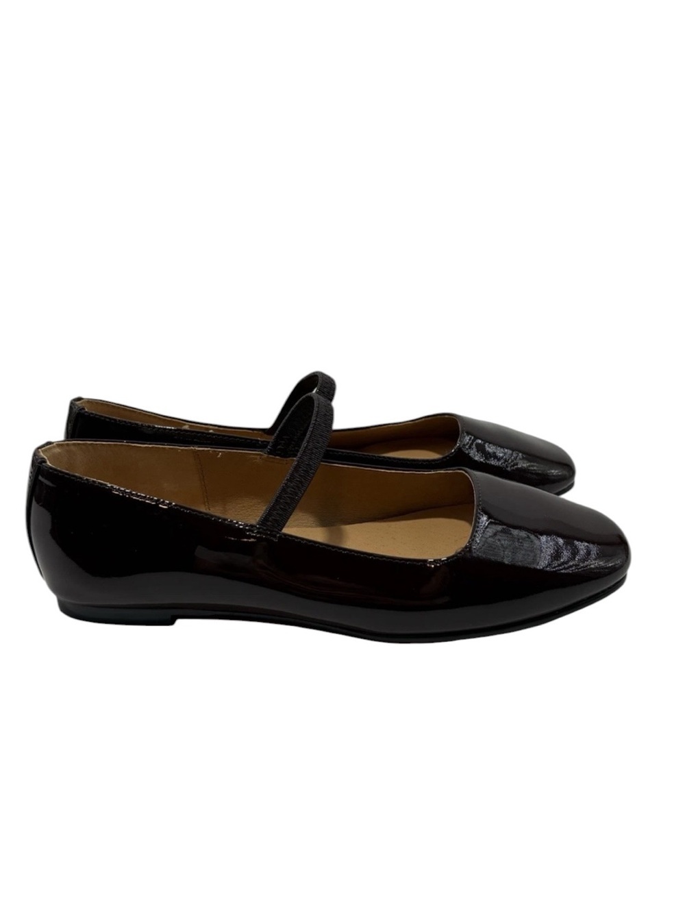 Madewell Dark Plum Size 7 Greta Ballet Flats Patent Leather Mary Jane - Picture 4 of 9